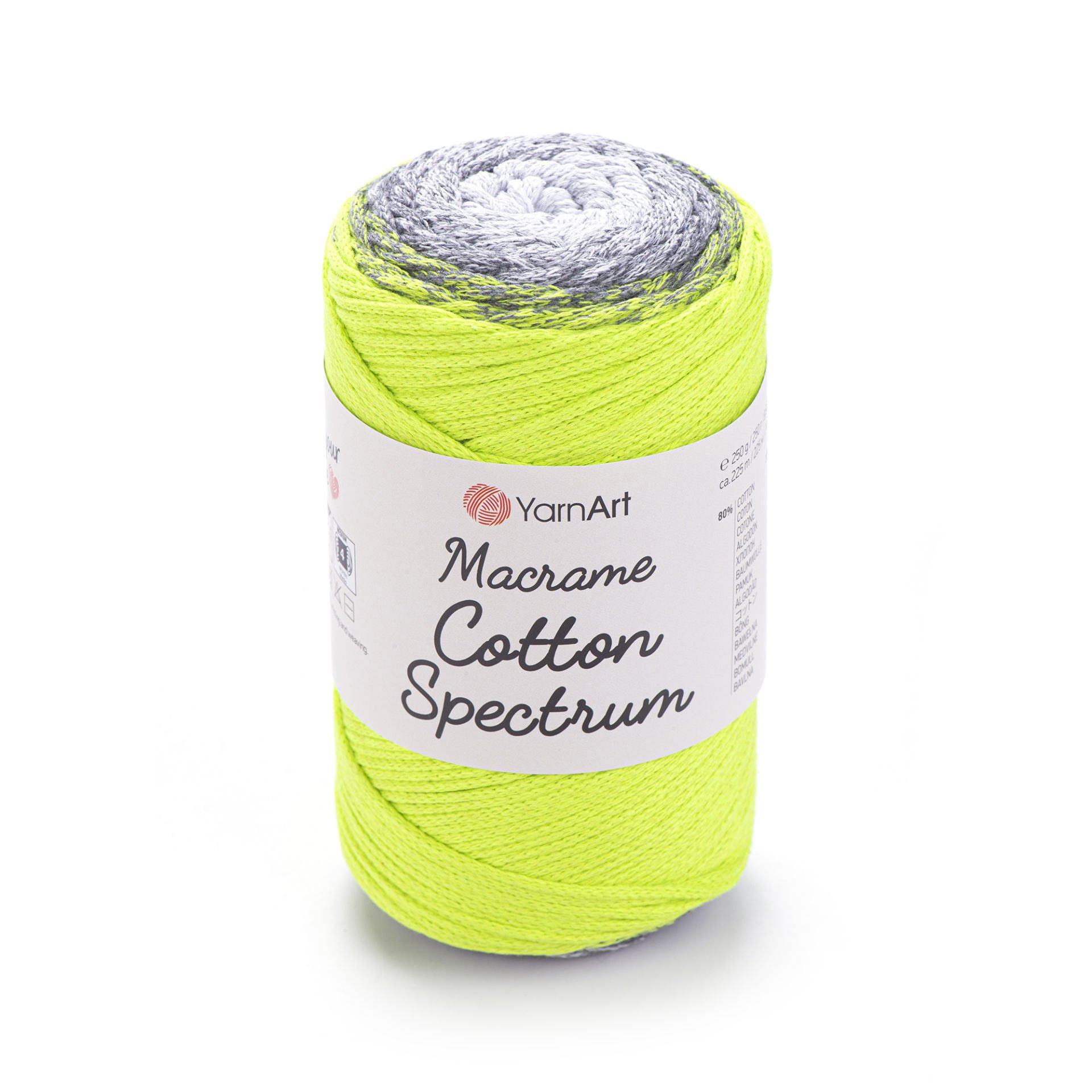 YARNART MACRAME COTTON SPECTRUM - MAKROME EL ÖRGÜ İPİ EBRULİ - 1326