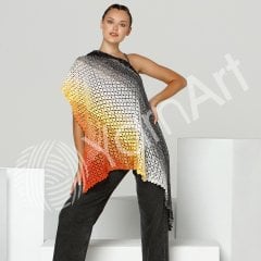 YARNART FLOWERS MOONLIGHT - SİMLİ, EBRULİ EL ÖRGÜ İPİ EBRULİ - 3257