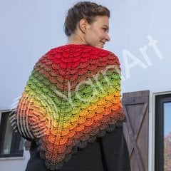 YARNART FLOWERS MOONLIGHT - SİMLİ, EBRULİ EL ÖRGÜ İPİ