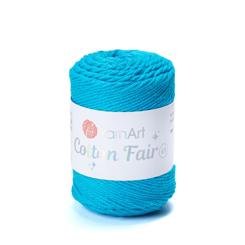 YARNART COTTON FAIR 4/4 - ÖRGÜ İPİ MAVİ - 5580