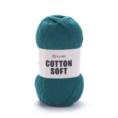YARNART COTTON SOFT - EL ÖRGÜ İPİ PETROL YEŞİLİ - 63