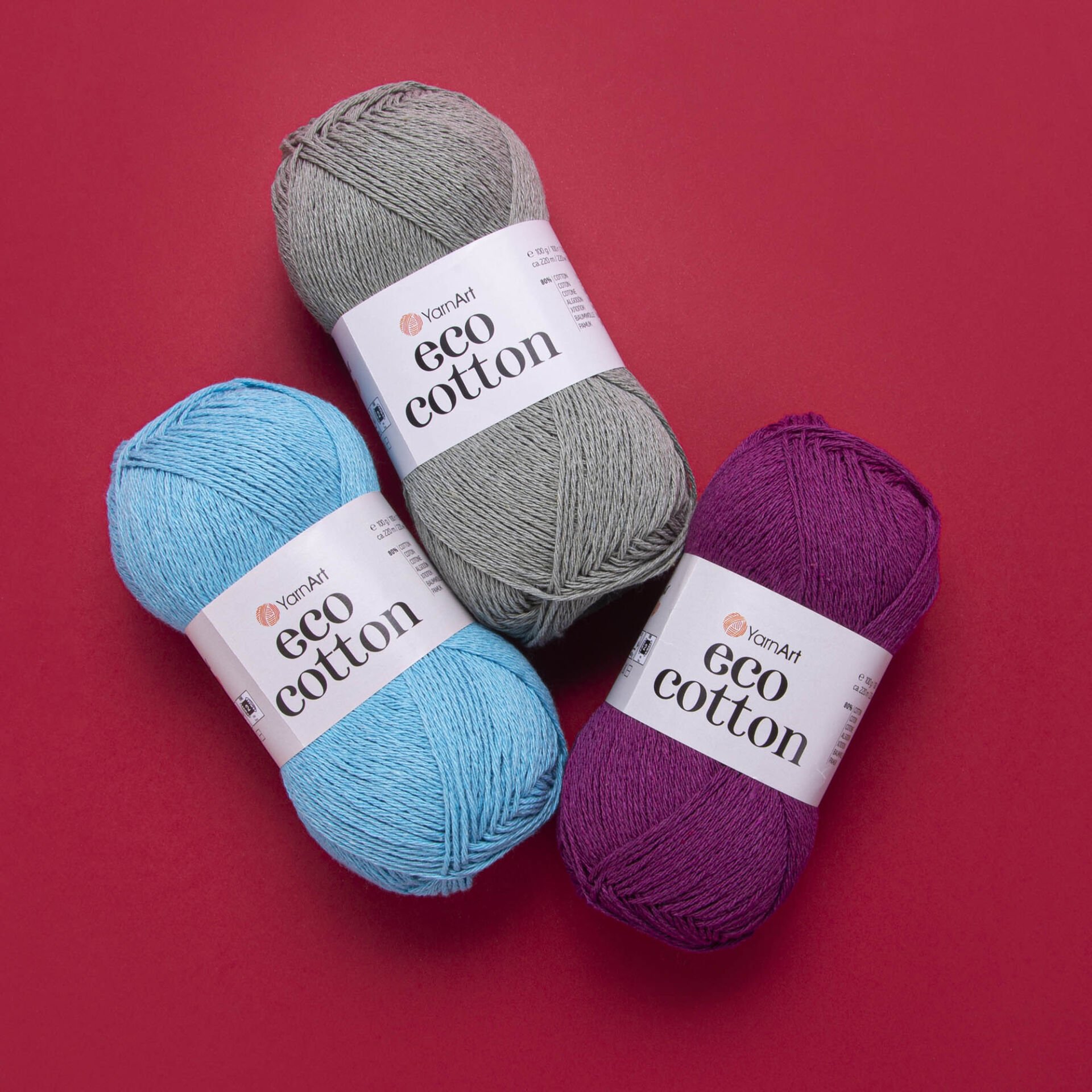 YARNART ECO COTTON - EL ÖRGÜ İPİ