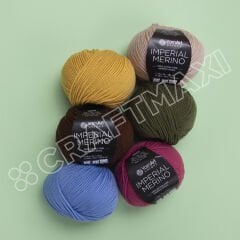 YARNART IMPERIAL MERINO - EL ÖRGÜ İPİ GRİ - 3337