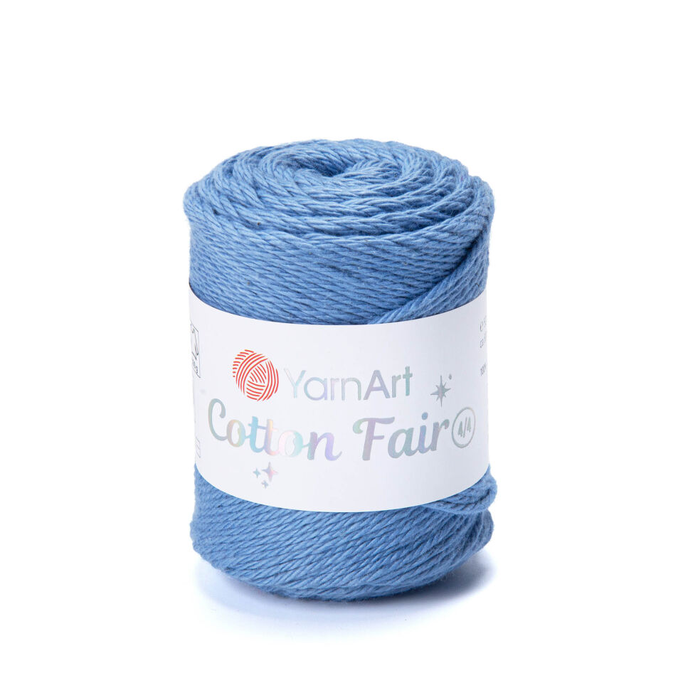 YARNART COTTON FAIR 4/4 - ÖRGÜ İPİ MAVİ - 5583