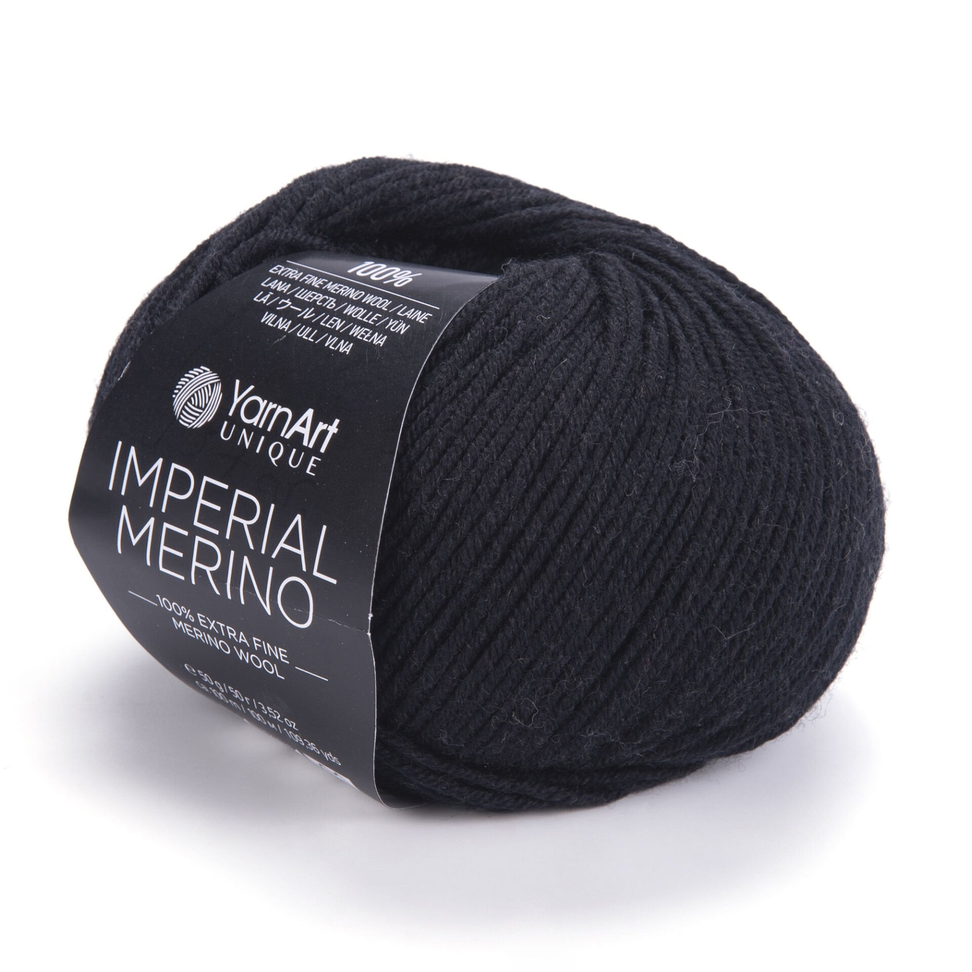 YARNART IMPERIAL MERINO - EL ÖRGÜ İPİ SİYAH - 3301