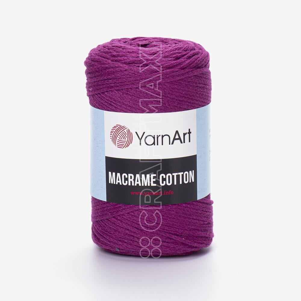 YARNART MACRAME COTTON - MAKROME EL ÖRGÜ İPİ VİŞNE ÇÜRÜĞÜ - 777