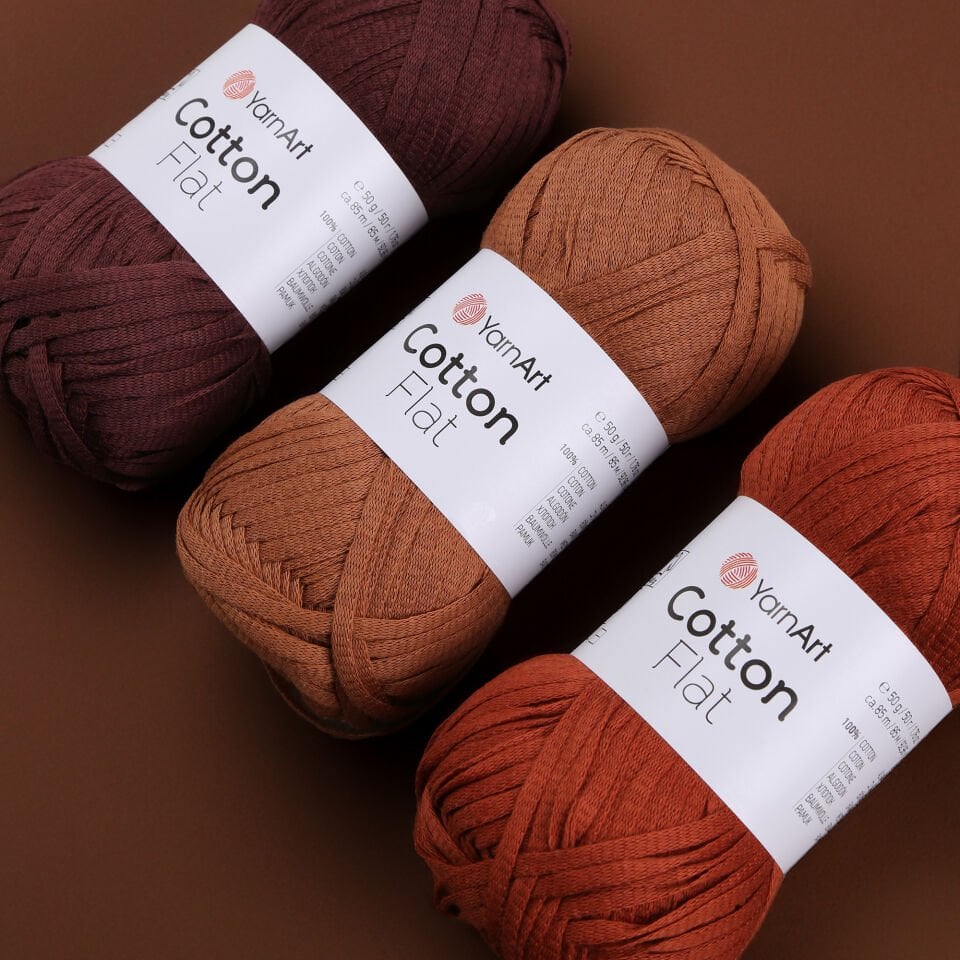 YARNART COTTON FLAT - ÖRGÜ İPİ MOR - 6710