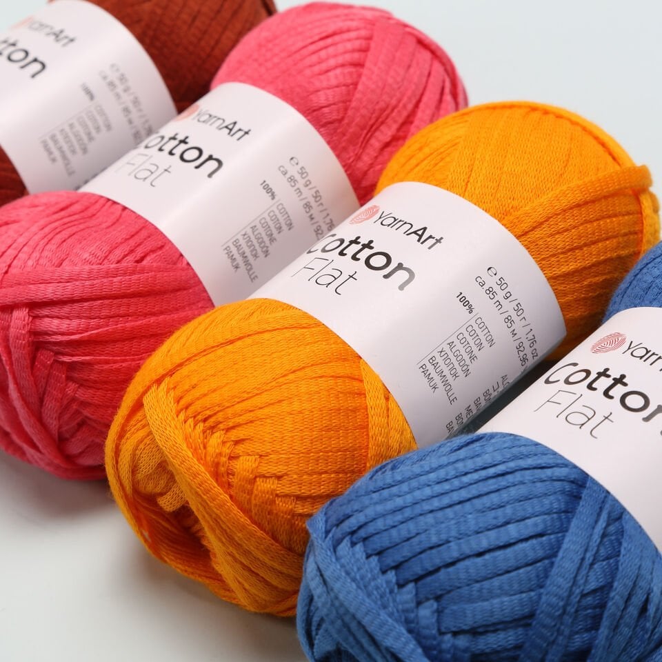 YARNART COTTON FLAT - ÖRGÜ İPİ MOR - 6710