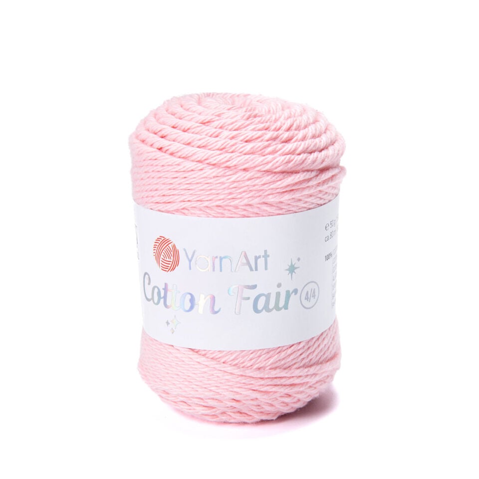 YARNART COTTON FAIR 4/4 - ÖRGÜ İPİ PEMBE - 5535