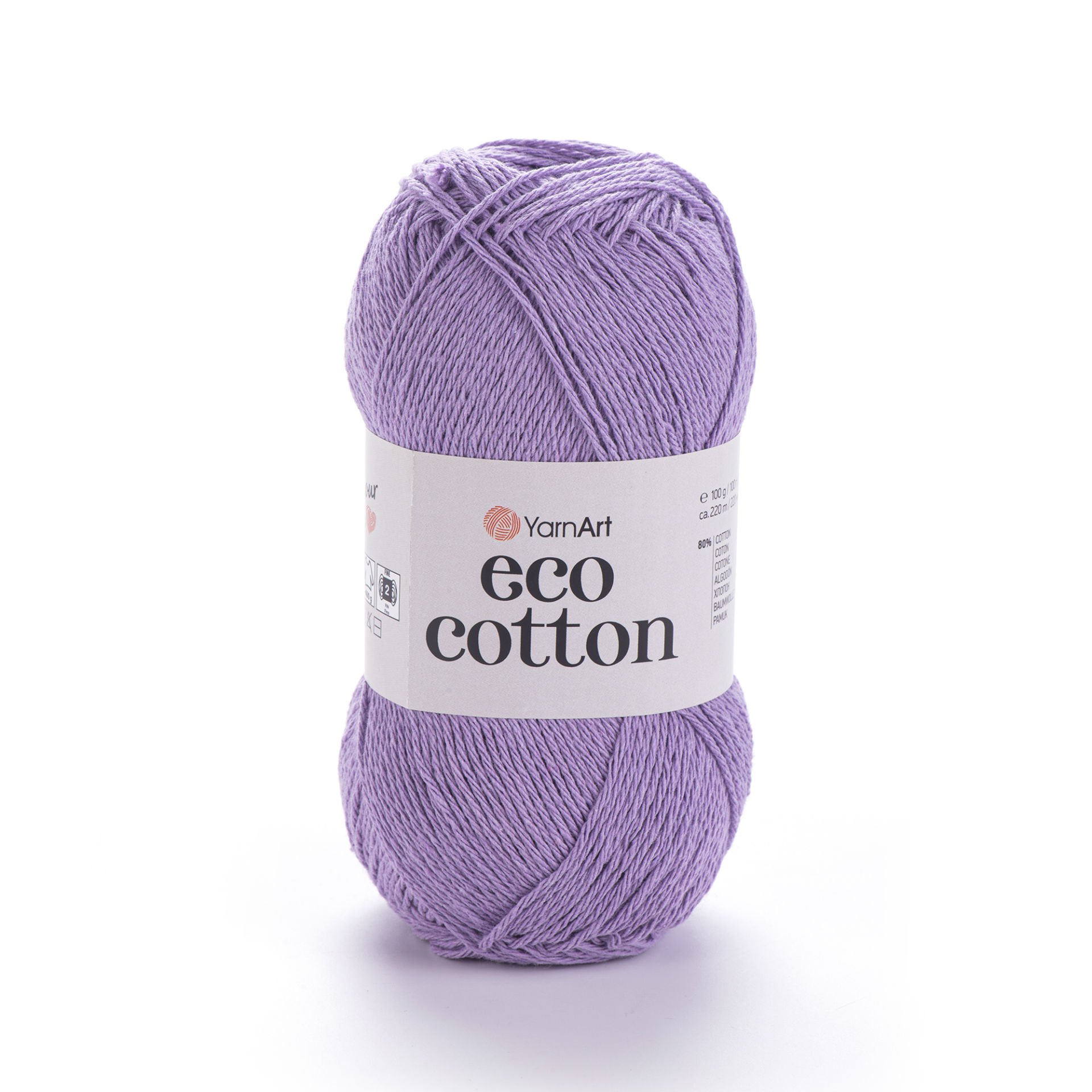 YARNART ECO COTTON - EL ÖRGÜ İPİ LİLA - 771