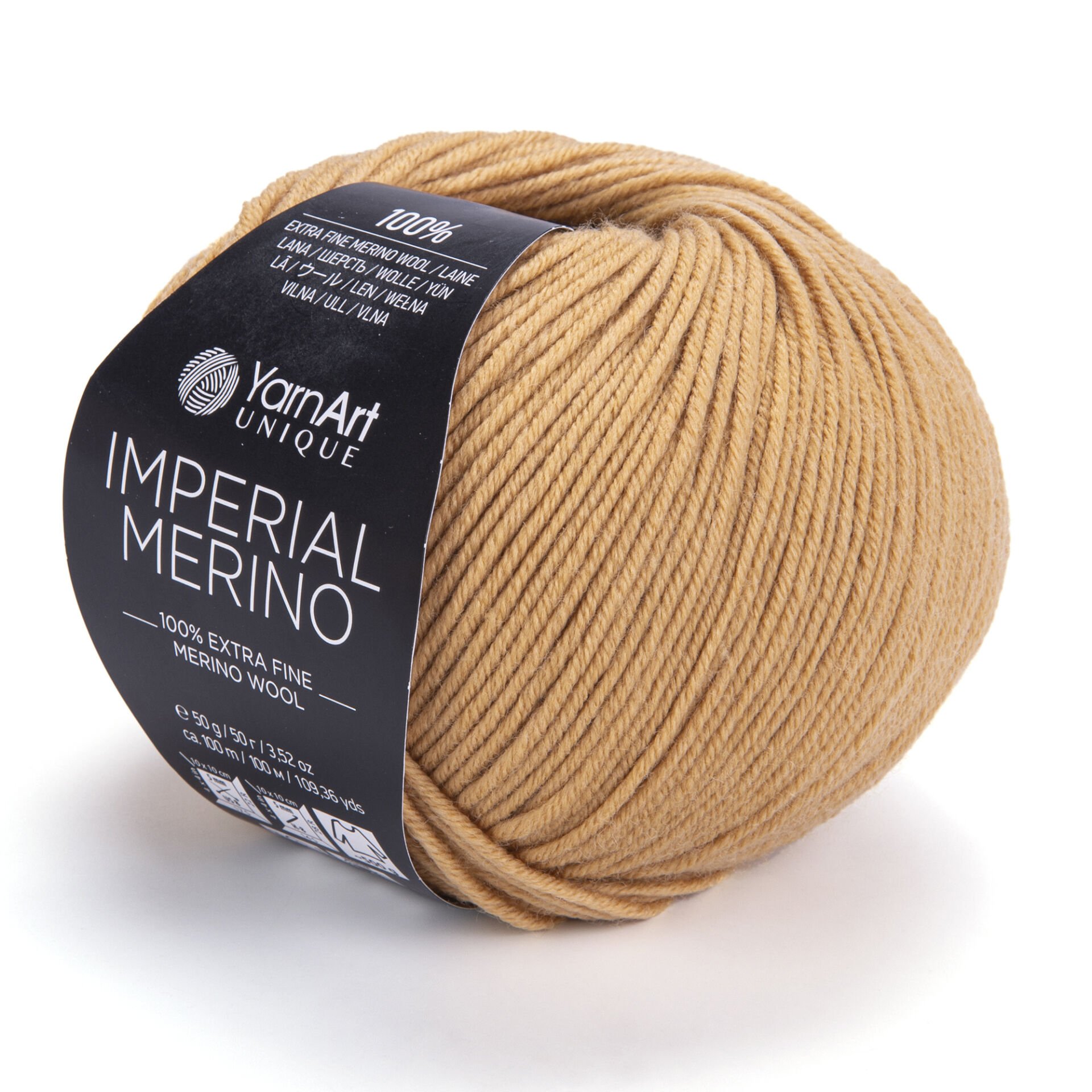 YARNART IMPERIAL MERINO - EL ÖRGÜ İPİ KARAMEL - 3308