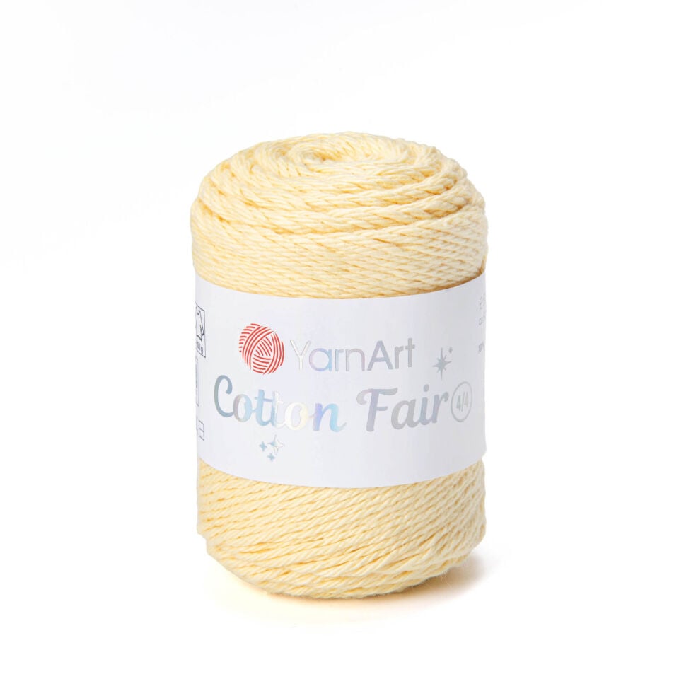 YARNART COTTON FAIR 4/4 - ÖRGÜ İPİ SARI - 5505
