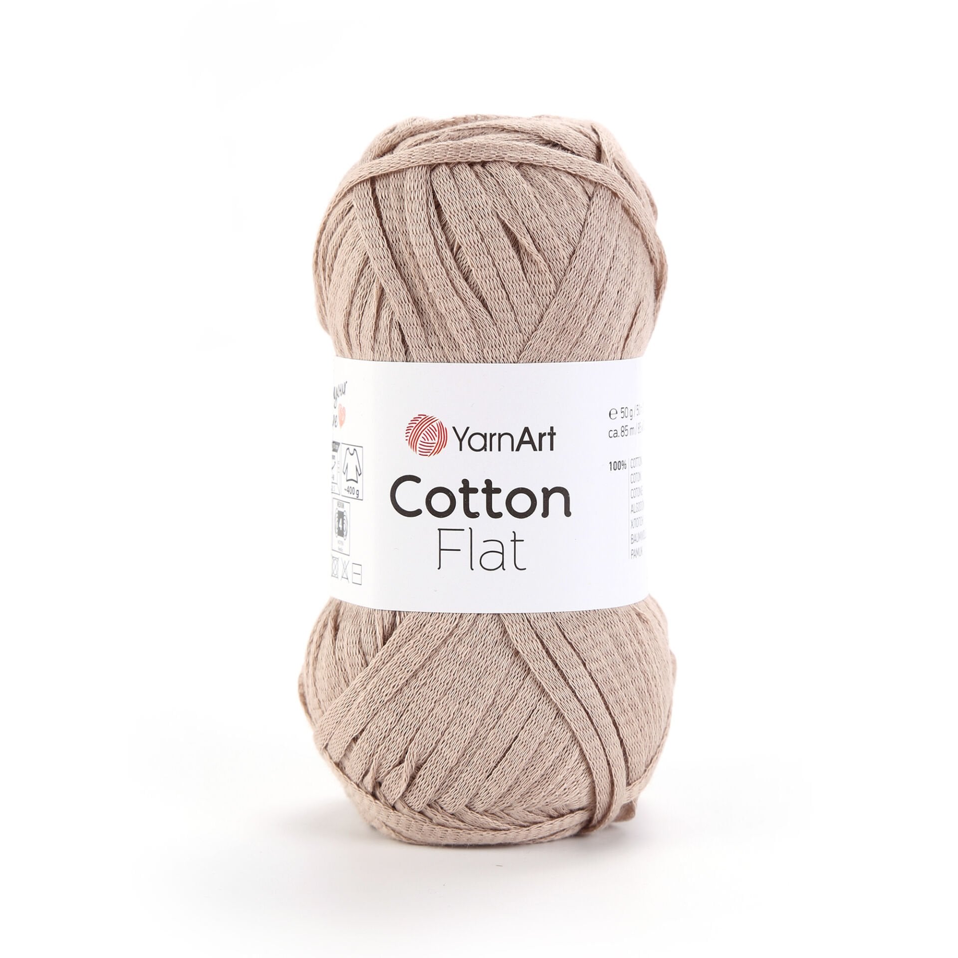 YARNART COTTON FLAT - ÖRGÜ İPİ BEJ - 6704