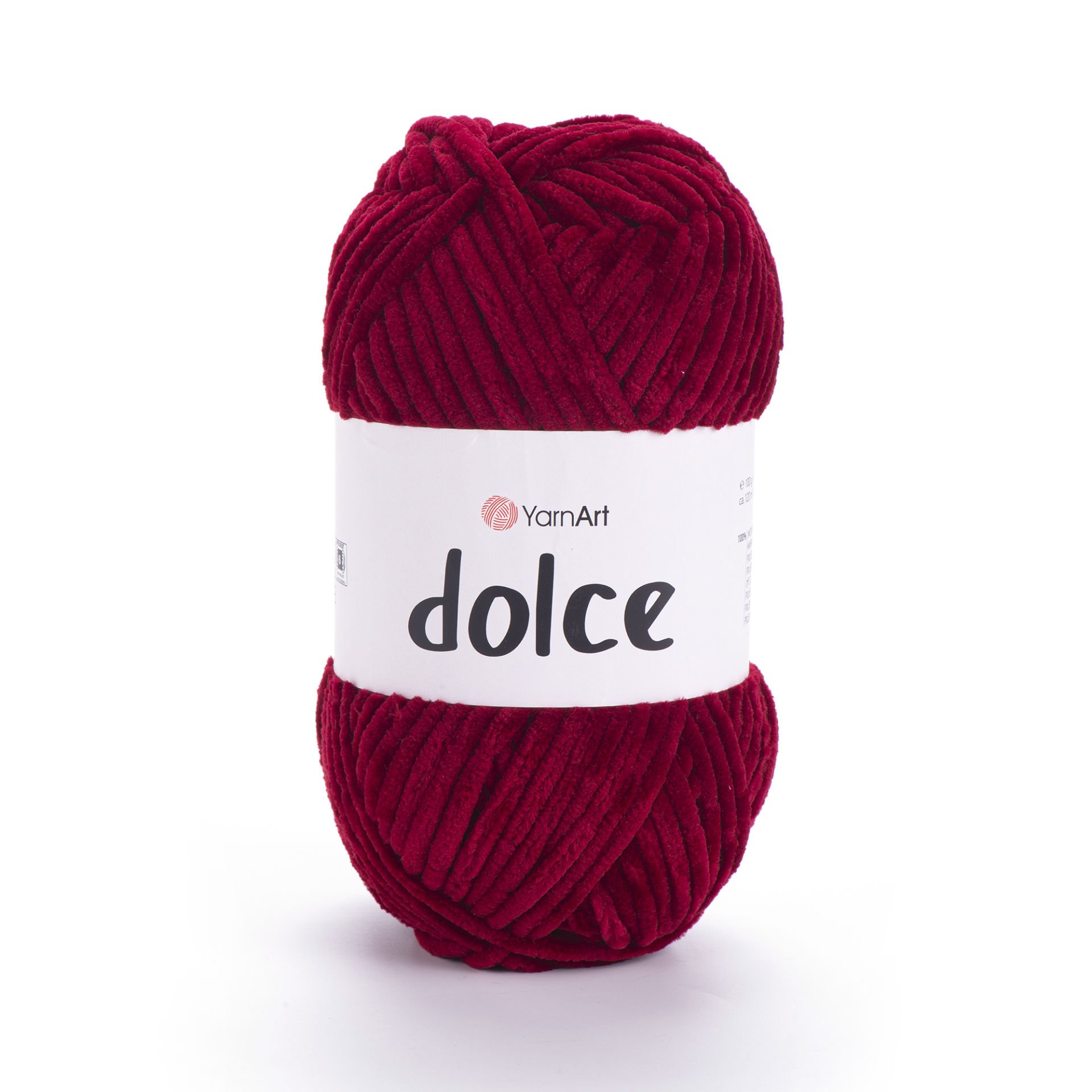 YARNART DOLCE - KADİFE EL ÖRGÜ İPİ BORDO - 752