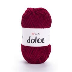 YARNART DOLCE - KADİFE EL ÖRGÜ İPİ BORDO - 752