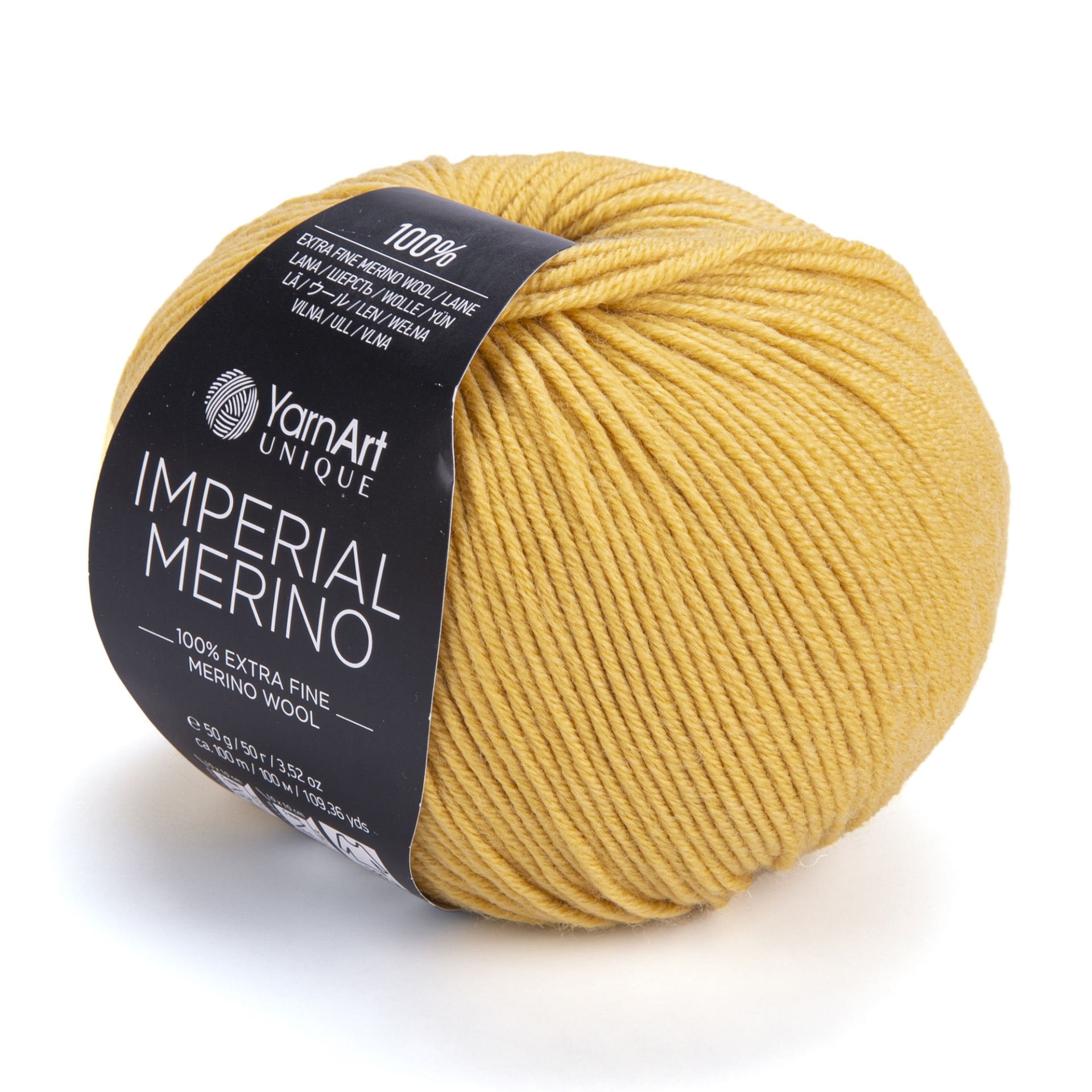 YARNART IMPERIAL MERINO - EL ÖRGÜ İPİ HARDAL - 3309