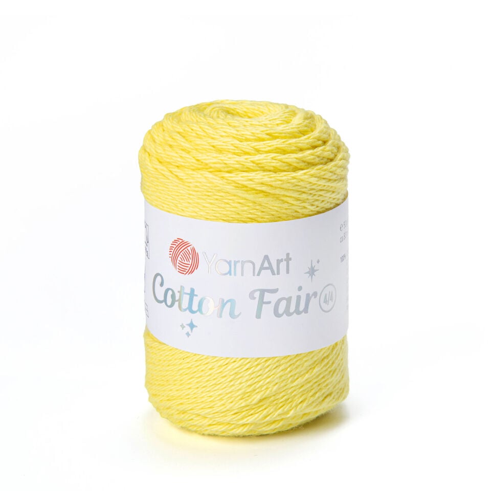 YARNART COTTON FAIR 4/4 - ÖRGÜ İPİ SARI - 5506