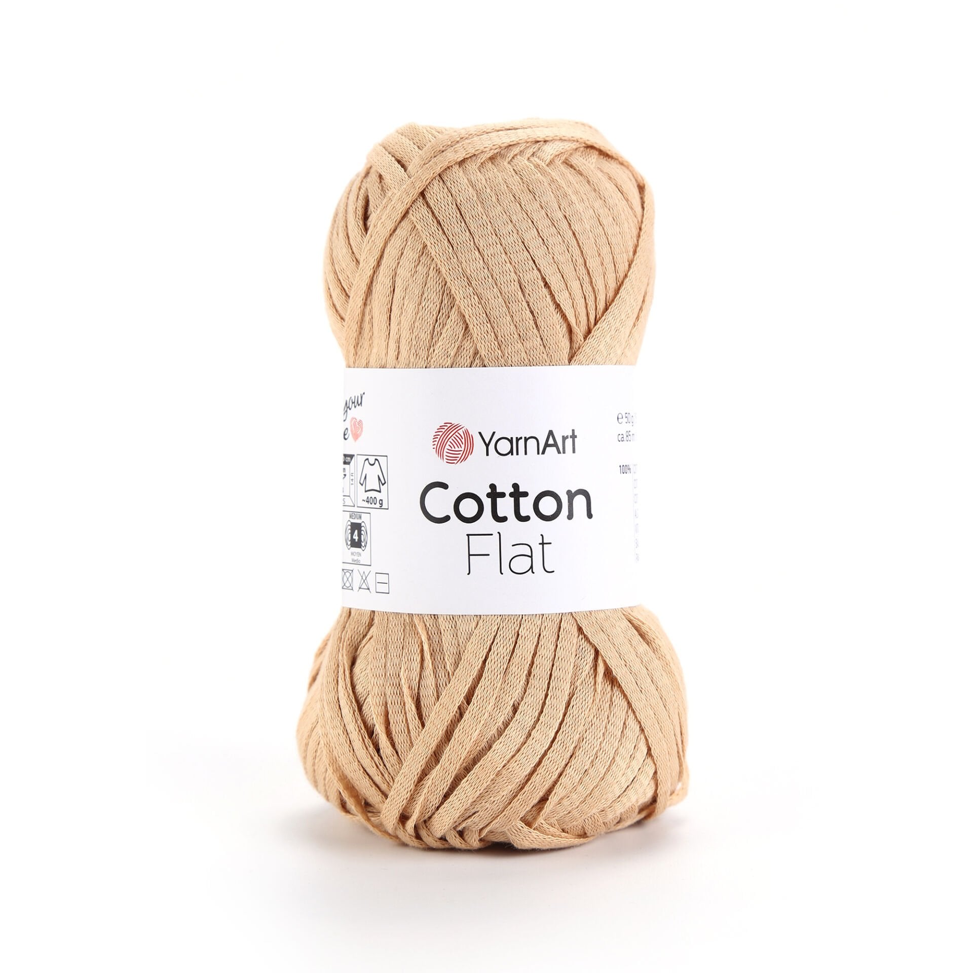 YARNART COTTON FLAT - ÖRGÜ İPİ BEJ - 6705