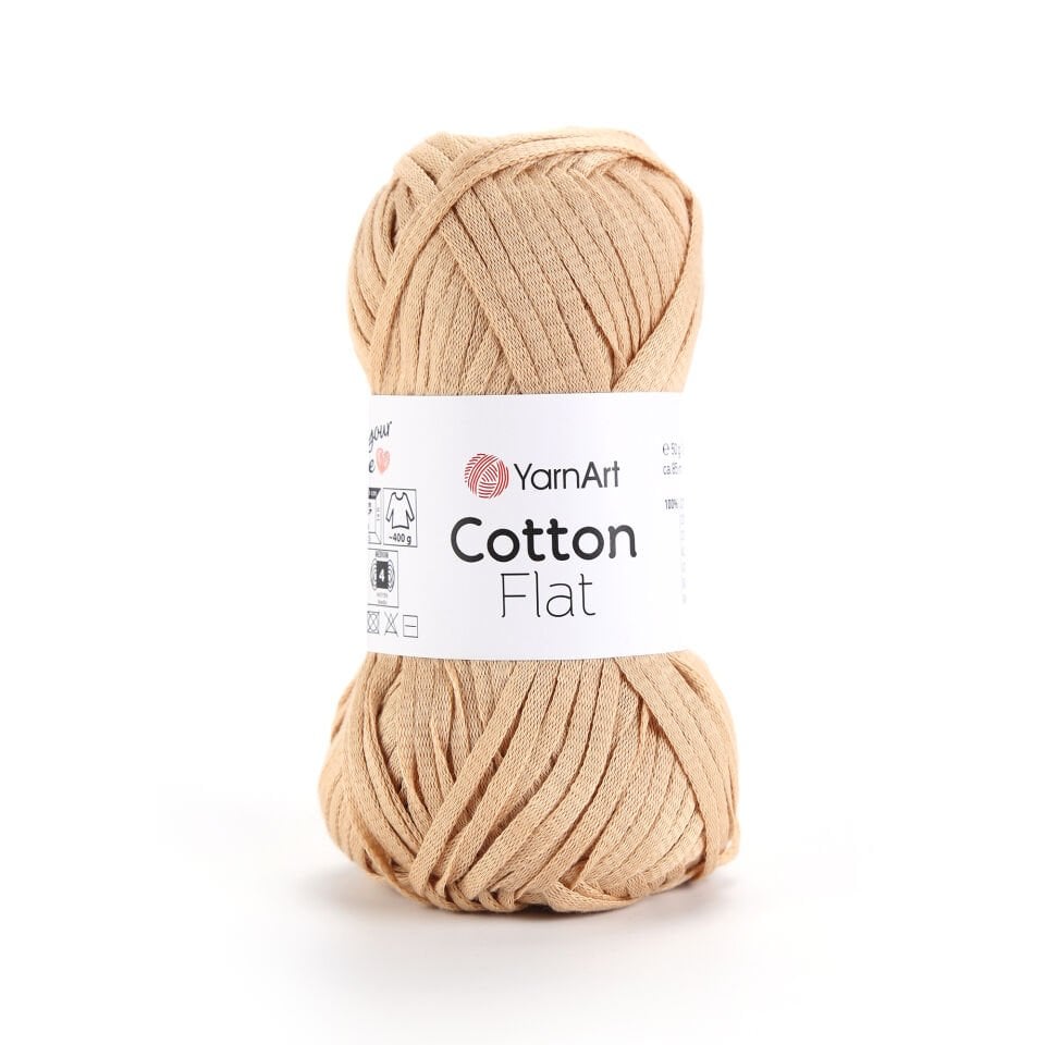 YARNART COTTON FLAT - ÖRGÜ İPİ BEJ - 6705