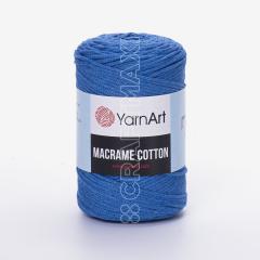 YARNART MACRAME COTTON - MAKROME EL ÖRGÜ İPİ KOYU MAVİ - 786