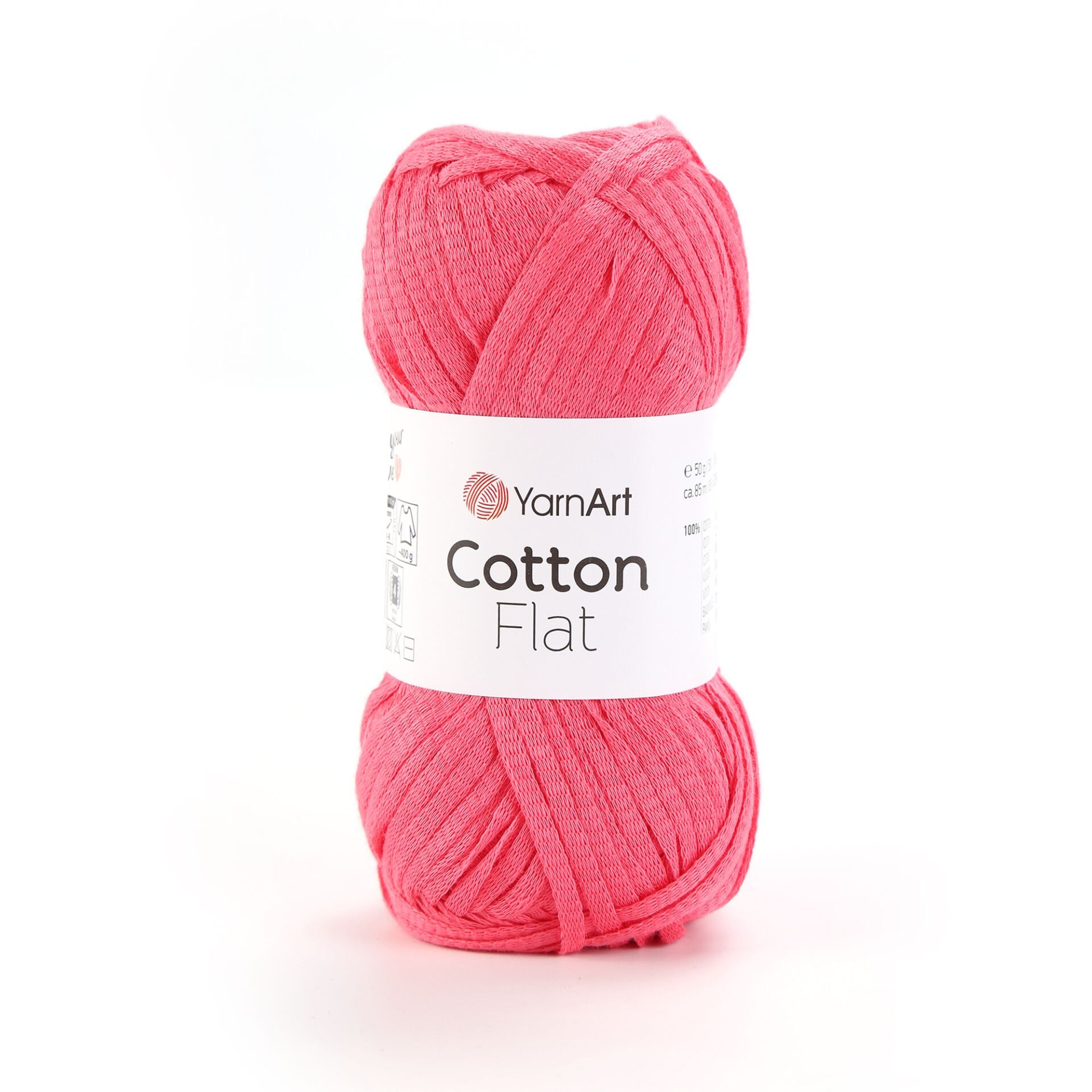 YARNART COTTON FLAT - ÖRGÜ İPİ FUŞYA - 6723