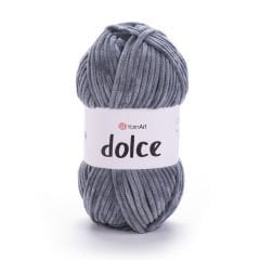 YARNART DOLCE - KADİFE EL ÖRGÜ İPİ GRİ - 760