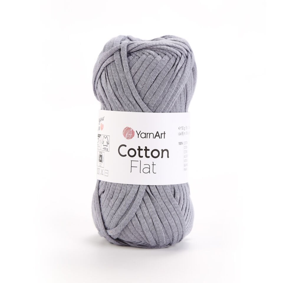 YARNART COTTON FLAT - ÖRGÜ İPİ GRİ - 6737