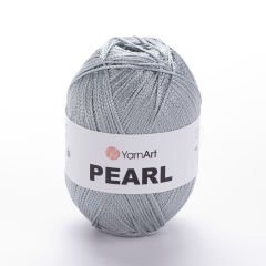 YARNART PEARL - PARLAK EL ÖRGÜ İPİ GRİ - 114