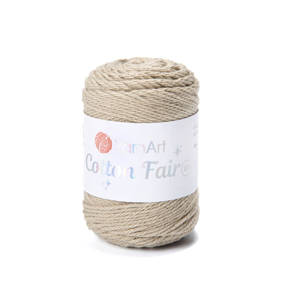 YARNART COTTON FAIR 4/4 - ÖRGÜ İPİ TAŞ RENGİ - 5562