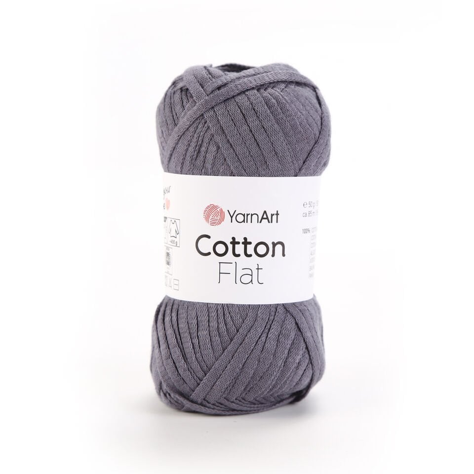 YARNART COTTON FLAT - ÖRGÜ İPİ GRİ - 6738