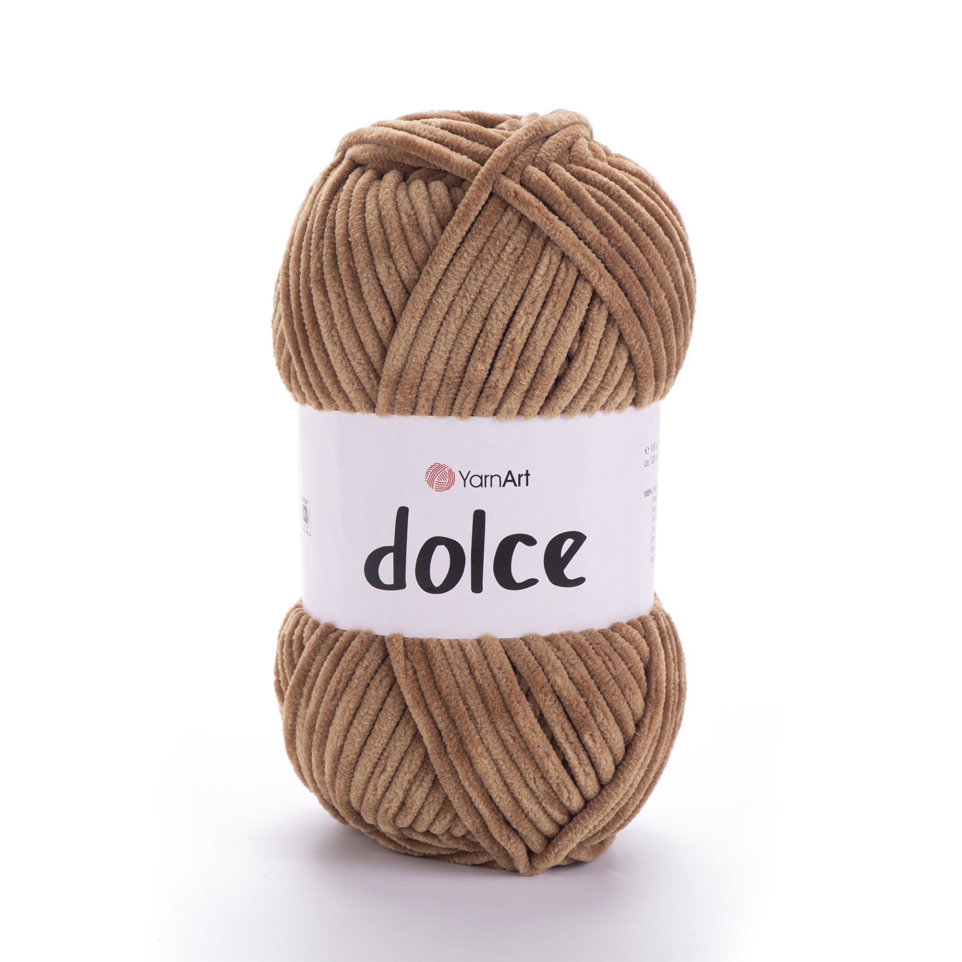 YARNART DOLCE - KADİFE EL ÖRGÜ İPİ KARAMEL - 765