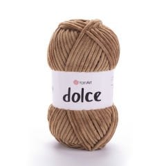 YARNART DOLCE - KADİFE EL ÖRGÜ İPİ KARAMEL - 765