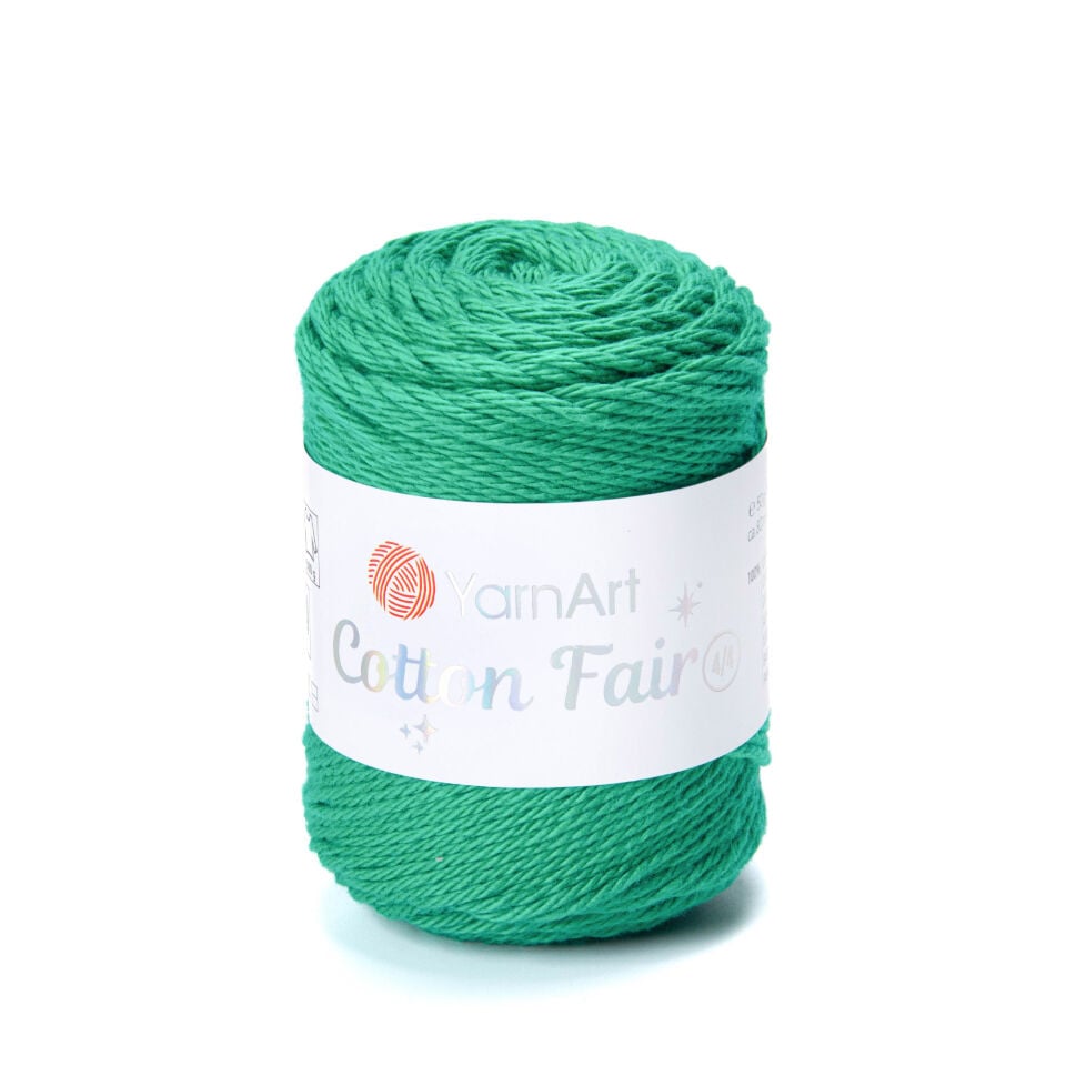 YARNART COTTON FAIR 4/4 - ÖRGÜ İPİ YEŞİL - 5551