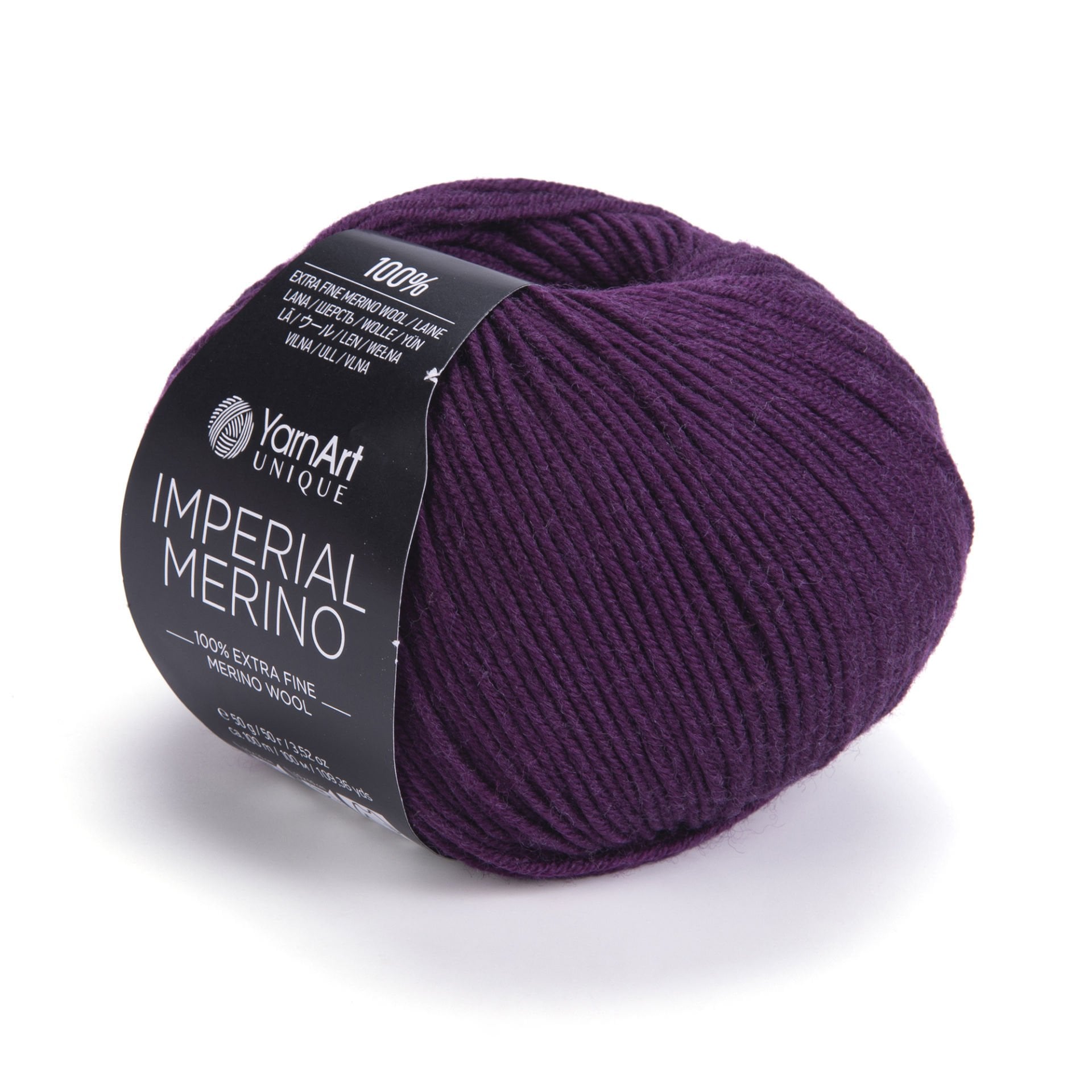 YARNART IMPERIAL MERINO - EL ÖRGÜ İPİ PATLICAN MORU - 3320