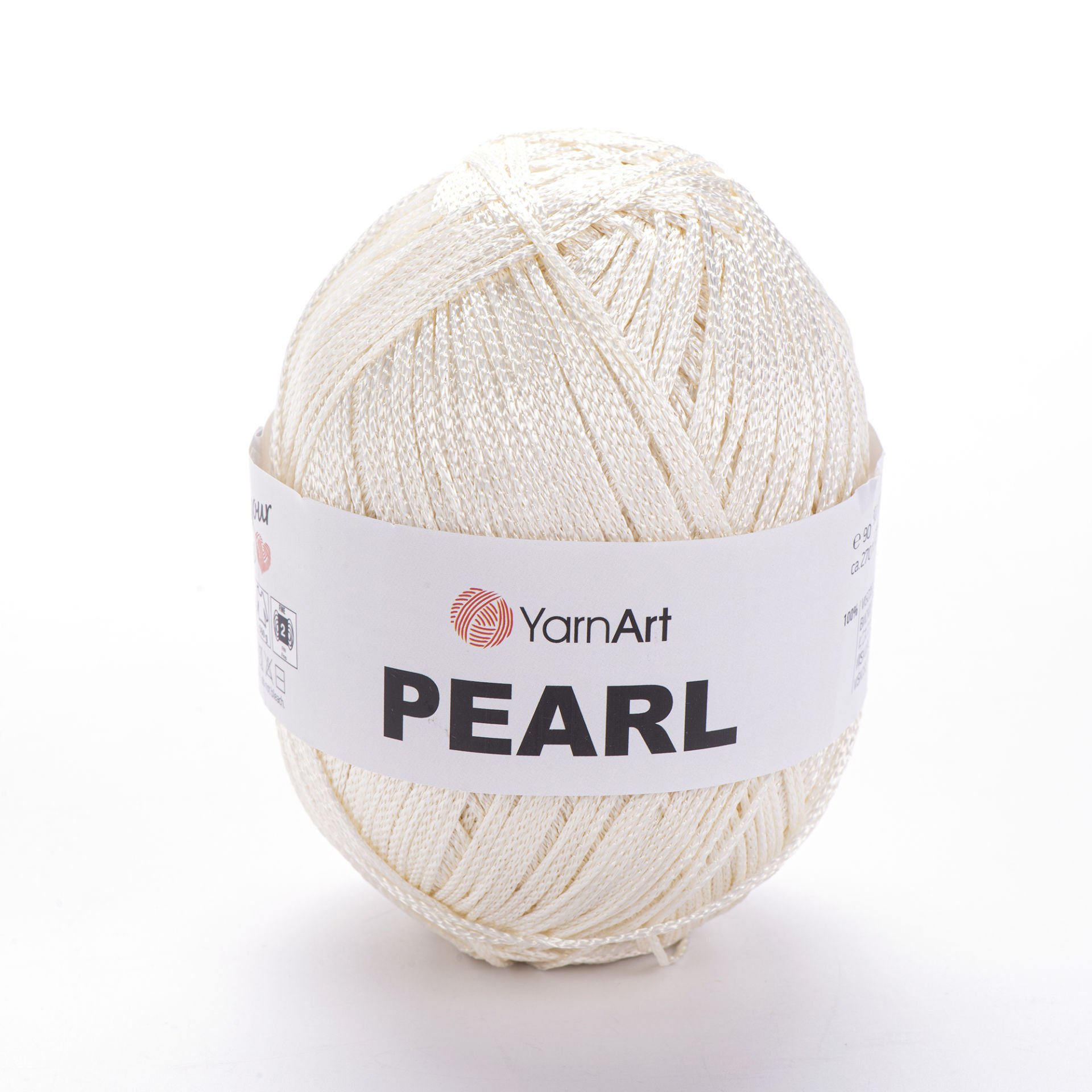 YARNART PEARL - PARLAK EL ÖRGÜ İPİ KREM - 246