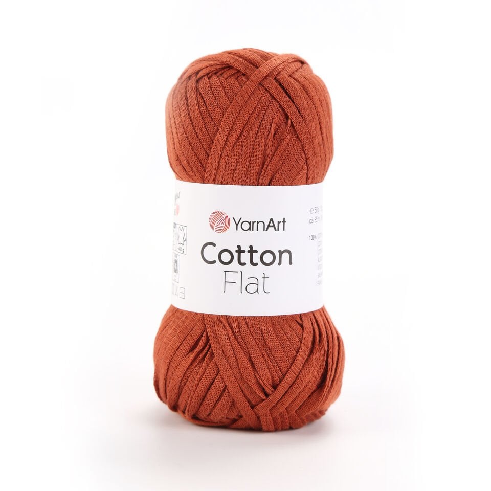 YARNART COTTON FLAT - ÖRGÜ İPİ KİREMİT - 6706