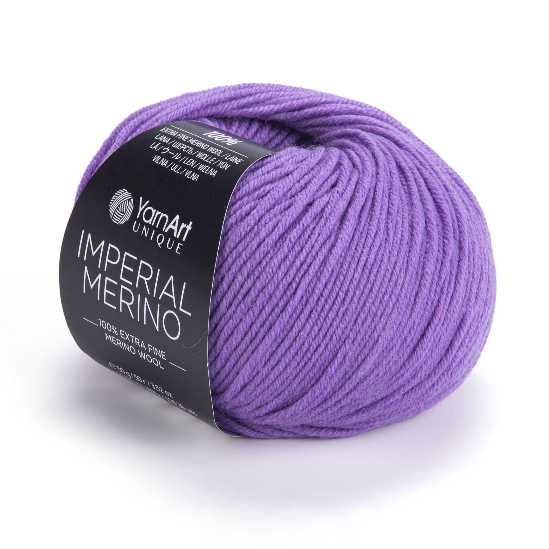 YARNART IMPERIAL MERINO - EL ÖRGÜ İPİ MOR - 3321