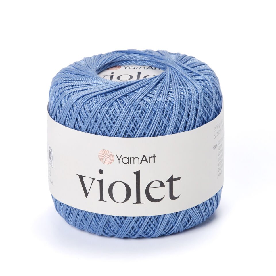 YARNART VIOLET - MERSERİZE DANTEL İPİ 5351 - MAVİ
