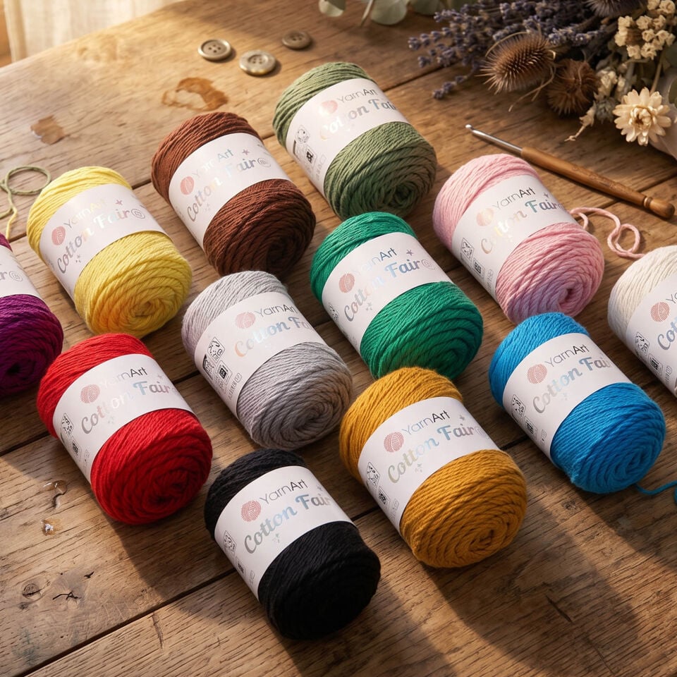 YARNART COTTON FAIR 8/4 - ÖRGÜ İPİ