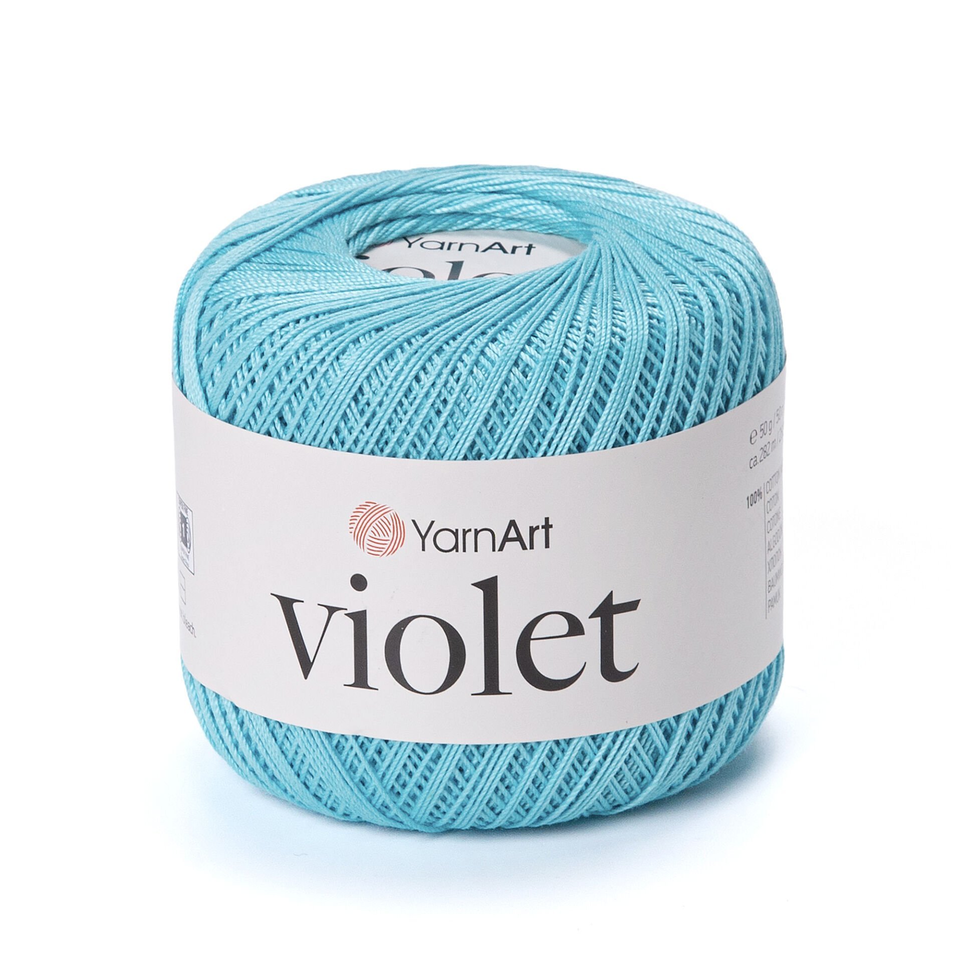 YARNART VIOLET - MERSERİZE DANTEL İPİ 5353 - AÇIK TURKUAZ