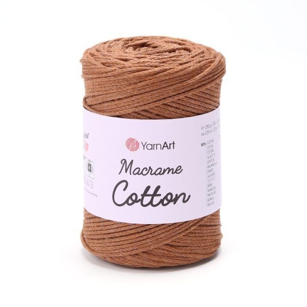 YARNART MACRAME COTTON - MAKROME EL ÖRGÜ İPİ SÜTLÜ KAHVE - 788