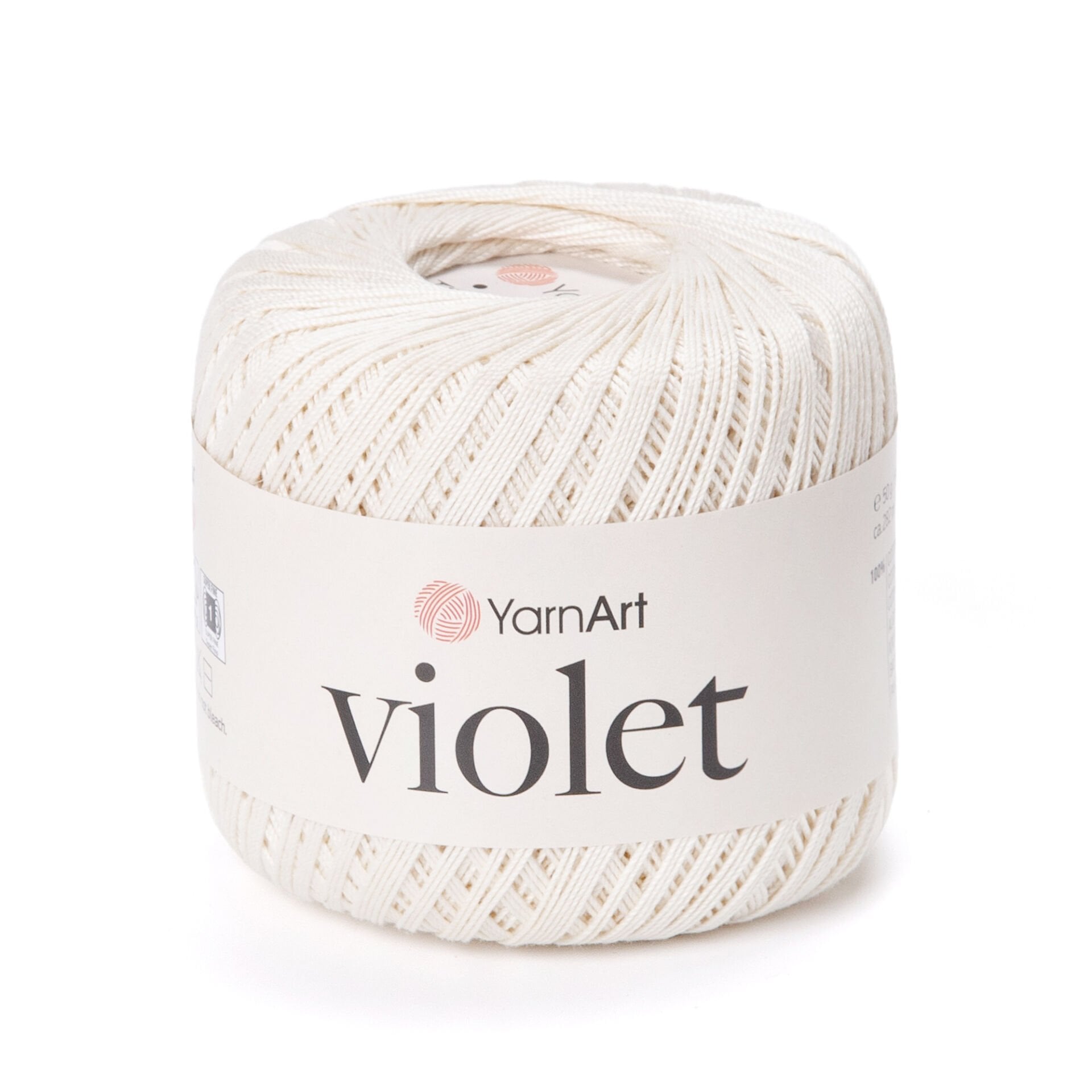 YARNART VIOLET - MERSERİZE DANTEL İPİ 6194 - AÇIK KREM YARNART