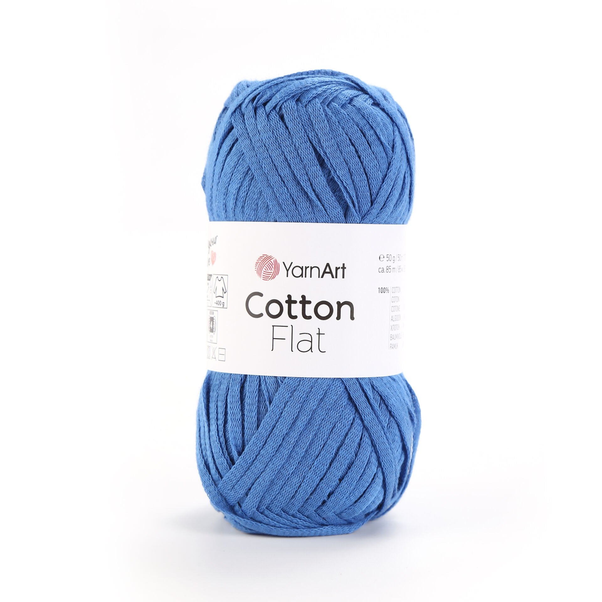 YARNART COTTON FLAT - ÖRGÜ İPİ MAVİ - 6735