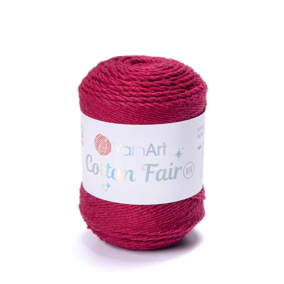 YARNART COTTON FAIR 8/4 - ÖRGÜ İPİ BORDO - 5546