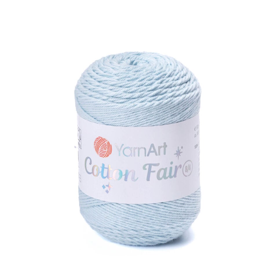 YARNART COTTON FAIR 8/4 - ÖRGÜ İPİ BUZ MAVİSİ - 5588