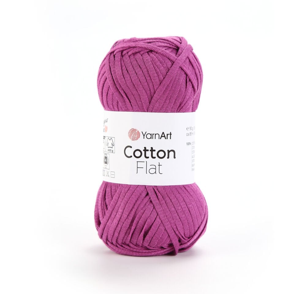 YARNART COTTON FLAT - ÖRGÜ İPİ MOR - 6710