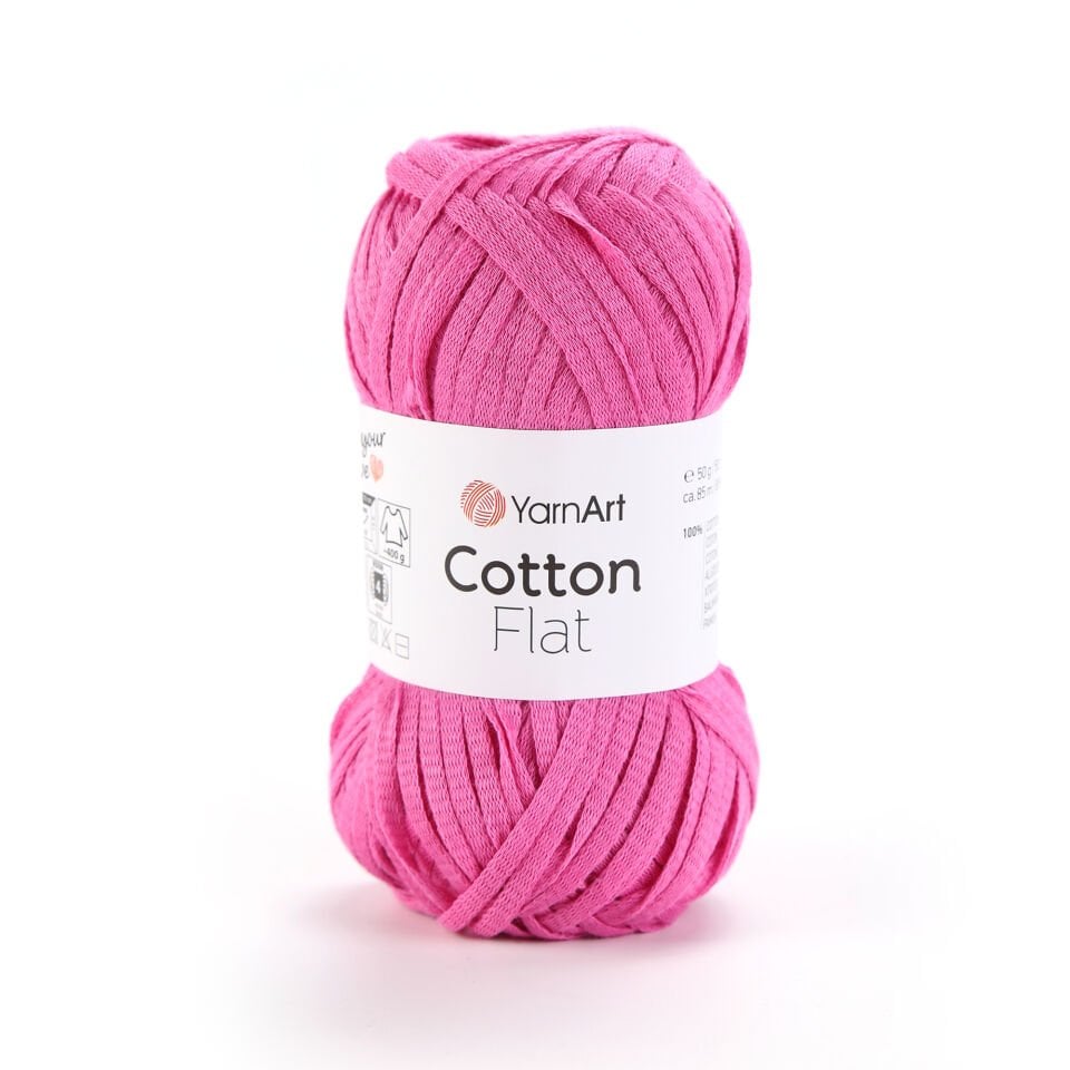 YARNART COTTON FLAT - ÖRGÜ İPİ PEMBE - 6711