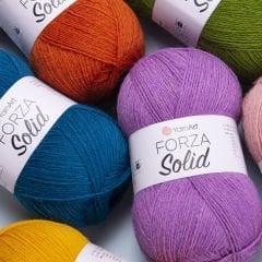 YARNART FORZA SOLID - EL ÖRGÜ İPİ FOSFORLU TURUNCU - 4644