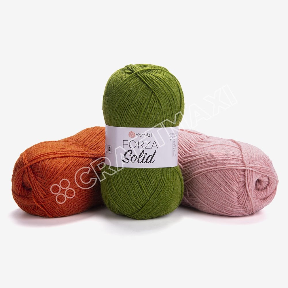 YARNART FORZA SOLID - EL ÖRGÜ İPİ