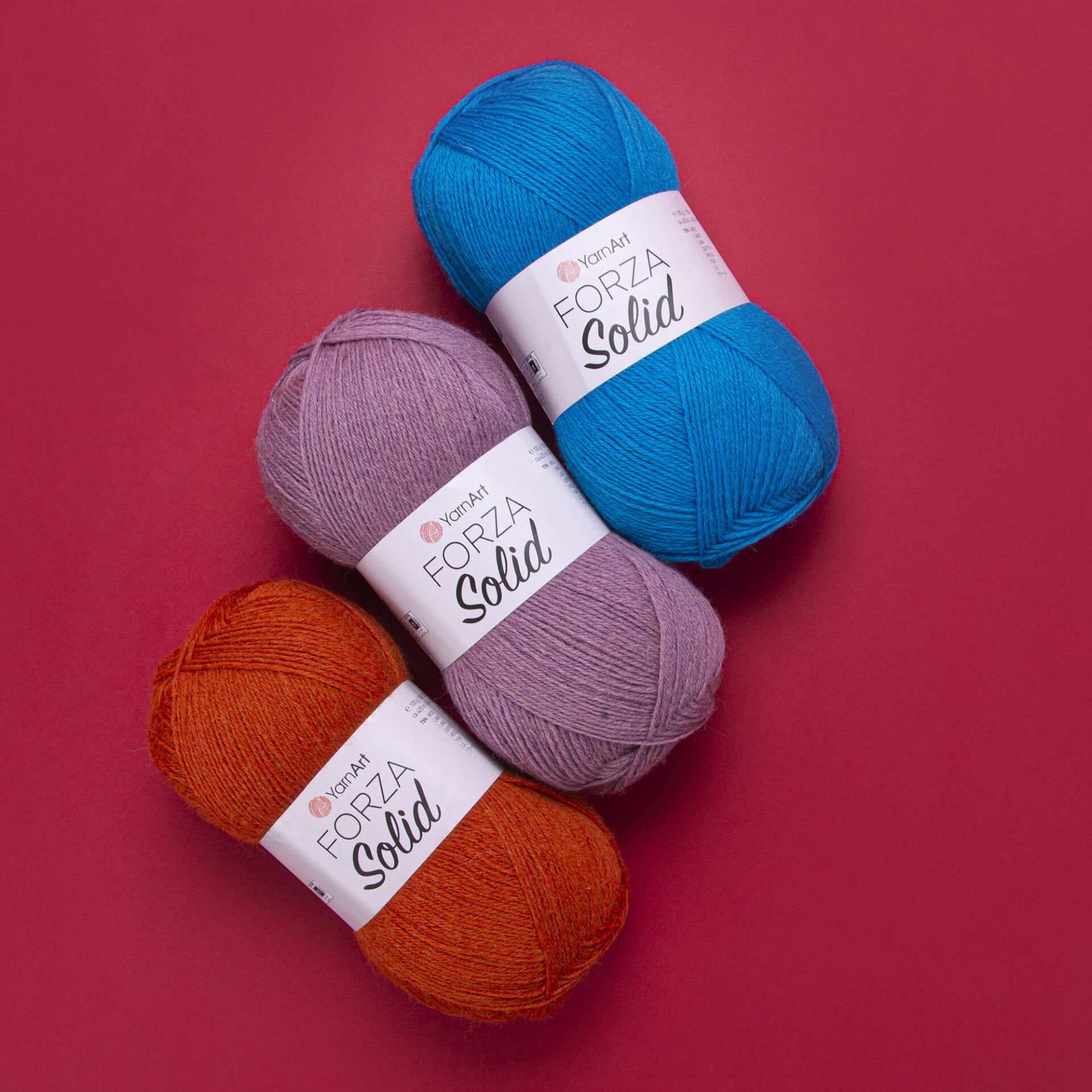 YARNART FORZA SOLID - EL ÖRGÜ İPİ